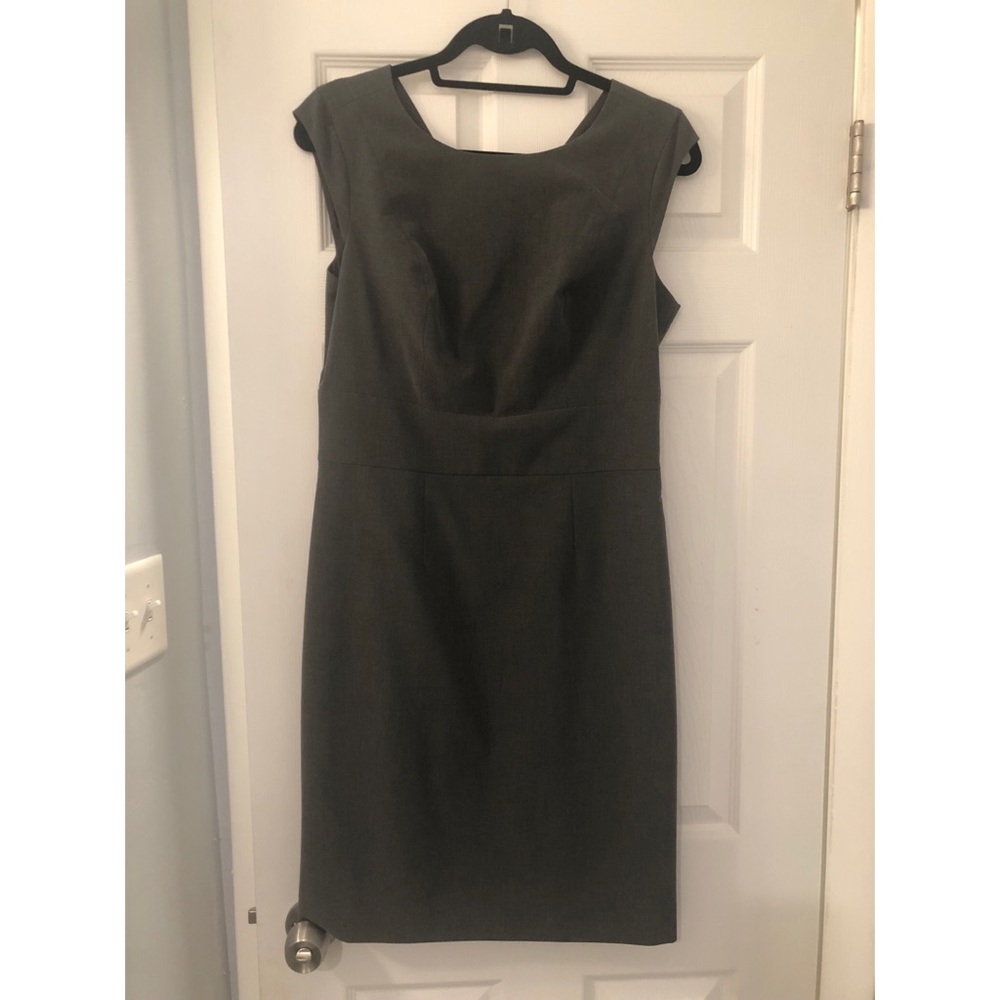 Limited grey fully-lined suit dress